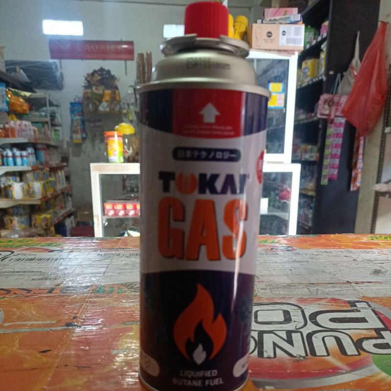 Gas kaleng original portable  235ml baru bukan revil