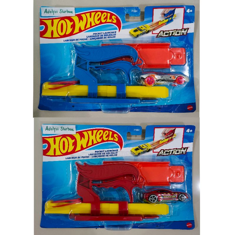 hotwheels hot wheels pocket launcher lanzador de bolsillo lanceur de poche lancador de bolso include