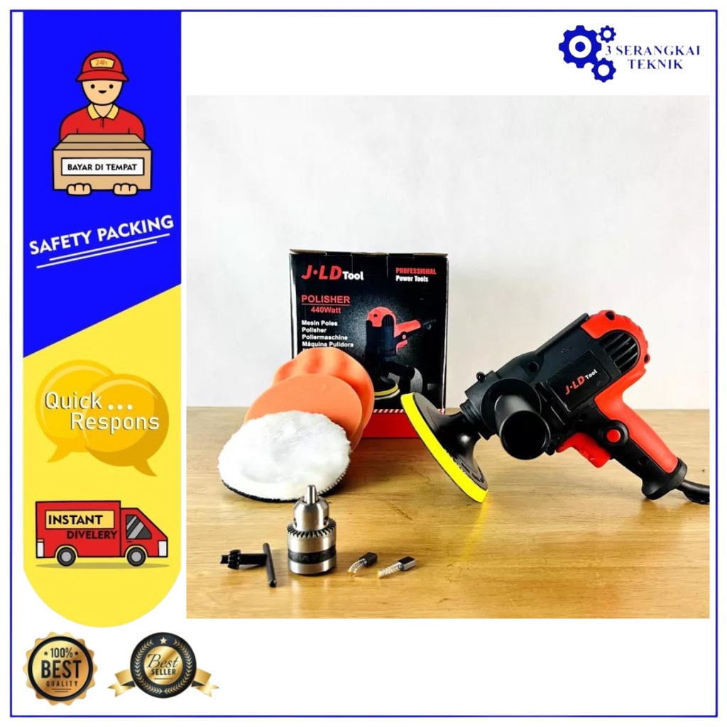 Mesin Poles Mini Uk 5 Inch Polisher J3310 by JLD Tools