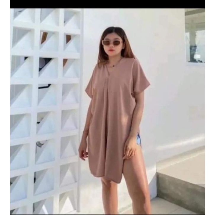 Baju Wanita Model kelelawar  bahan crinkle