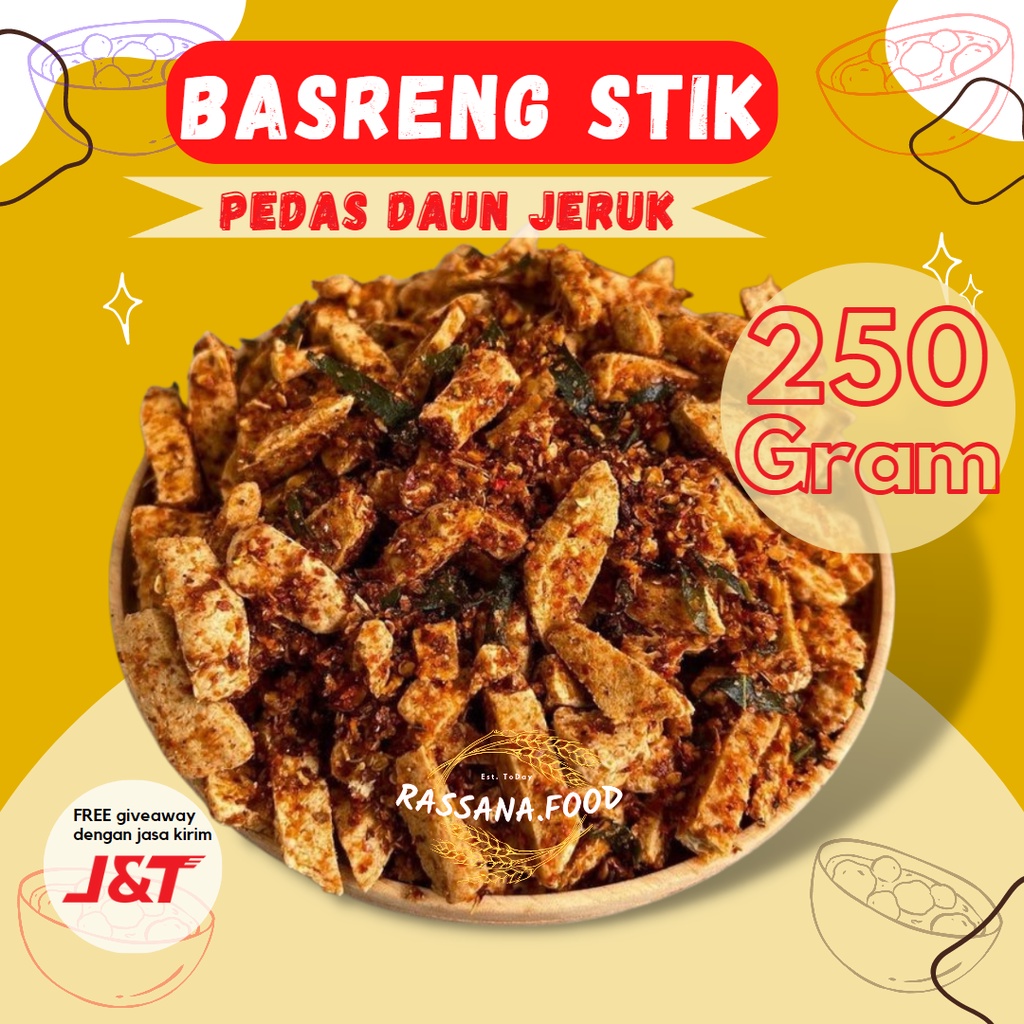 

BASRENG PEDAS EXTRA DAUN JERUK CIKRUH | BASO GORENG NGABRET 250 Gram