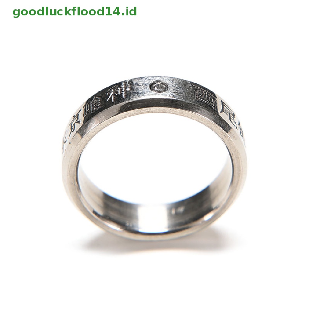 [GOOGFOUR] 1pcs Cosplay Anime Untuk Tokyo ghoul Ken Kaneki Titanium steel ring rings [TOP]