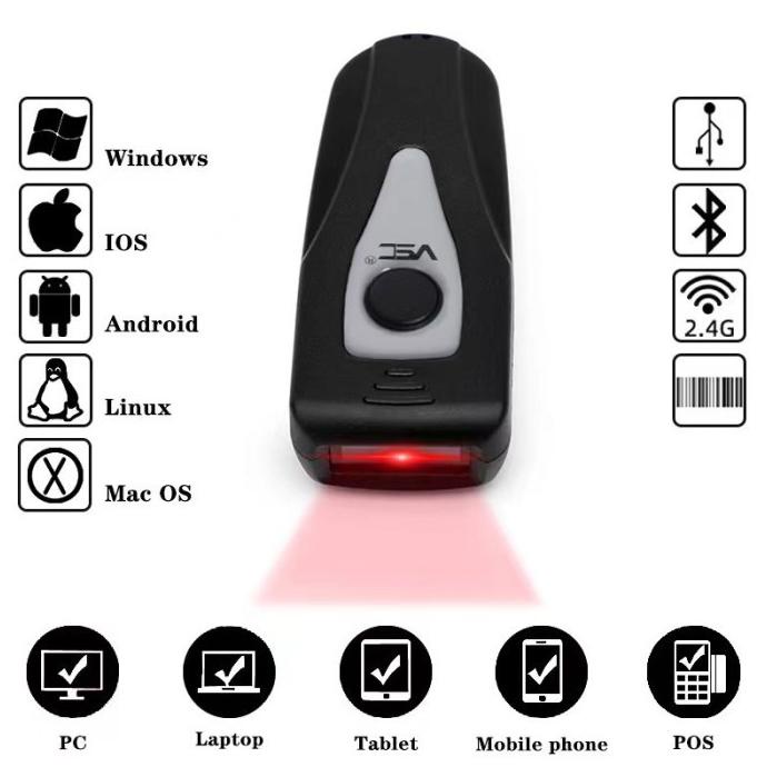 BARCODE SCANNER VSC BT-10 BLUETOOTH SETARA SYMCODE - PORTABLE SCANNER