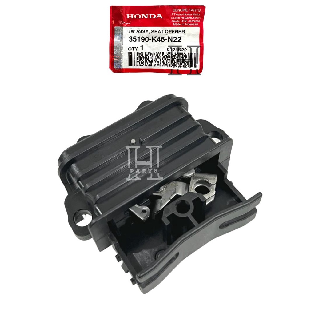 TOMBOL PEMBUKA JOK SWITCH ASSY SEAT OPENER VARIO 110 ESP 35190-K46-N22 ASLI ORIGINAL AHM HGP HONDA