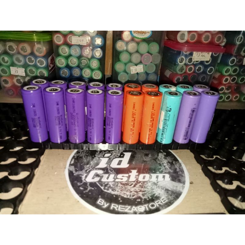 Baterai 18650 Jenis INR 18650 High Drain INR18650