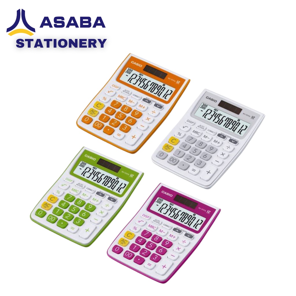 Asaba Stationery - Kalkulator Toko/Dagang Casio Kalkulator MJ-12VCB