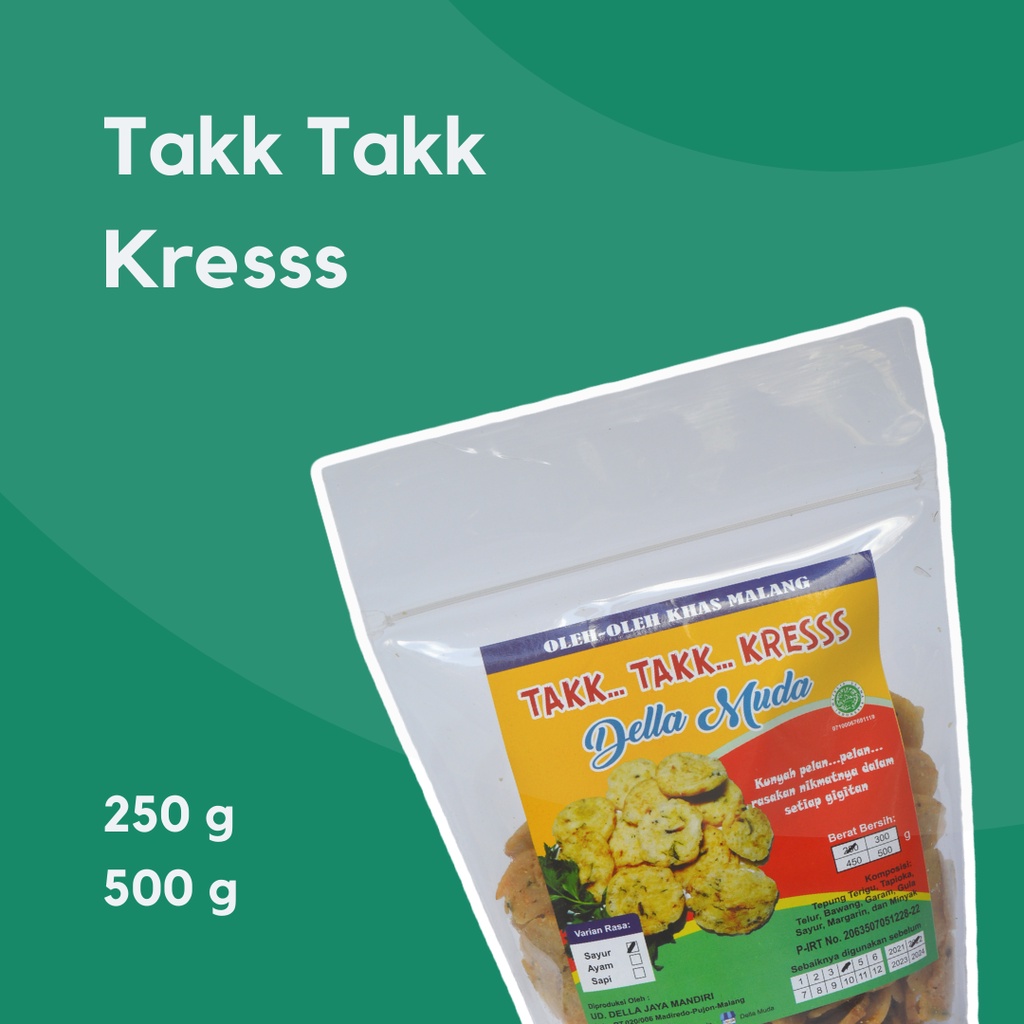 

Tak Tak Kress - Khas Madiredo - Oleh-oleh Khas Malang/Batu