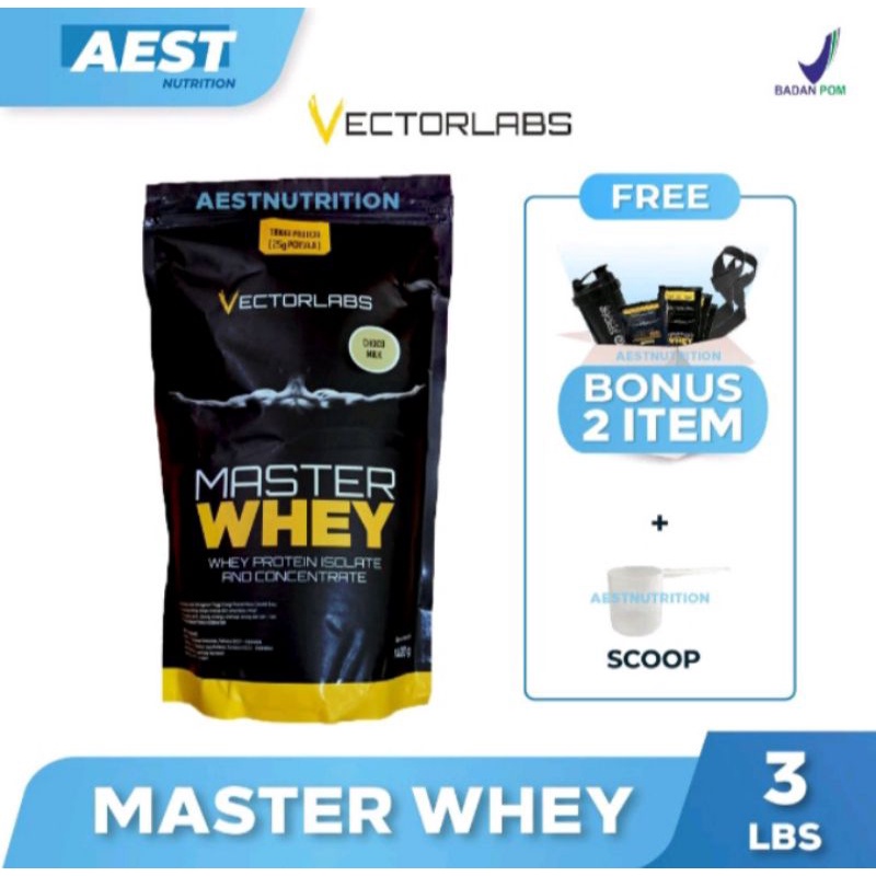 

Vectorlabs Master Whey 3 lbs 3lbs Susu Whey Protein Isolate Concentrate