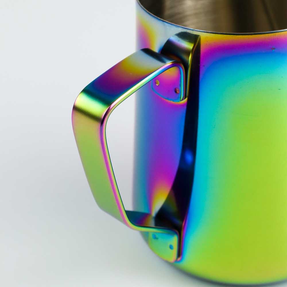 Gelas Milk Jug Kopi Latte Art Rainbow Stainless - 10084