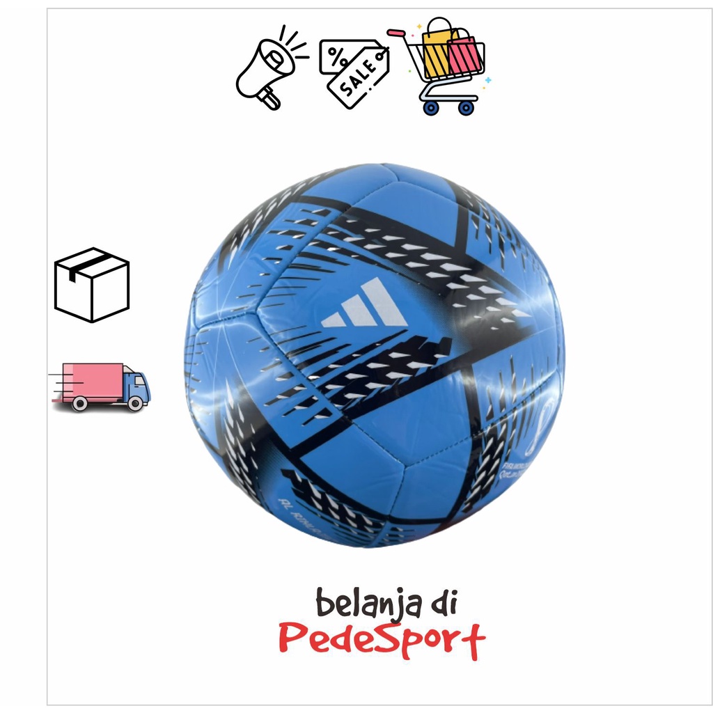 Bola sepak original adidas al rihla worldcup 2022 bola kaki original made in pakistan