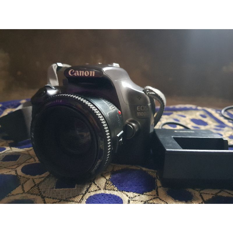 CANON 1100D + LENSA FIX 50MM