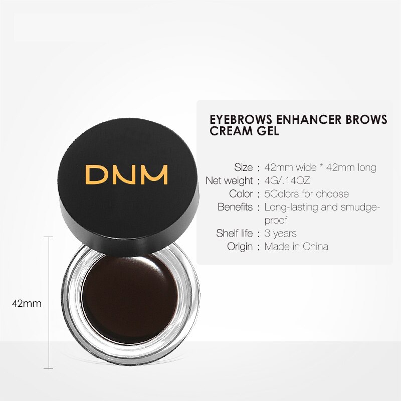 [100% ORIGINAL] DNM Eyebrow Cream Sweetproof &amp; Waterproof Natural Long-lasting Krim Alis