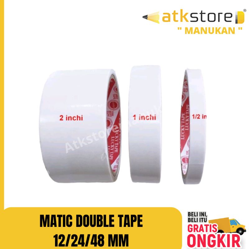 

DOUBLE TAPE MATIC || double tip matic 12 mm 24 mm 48 mm