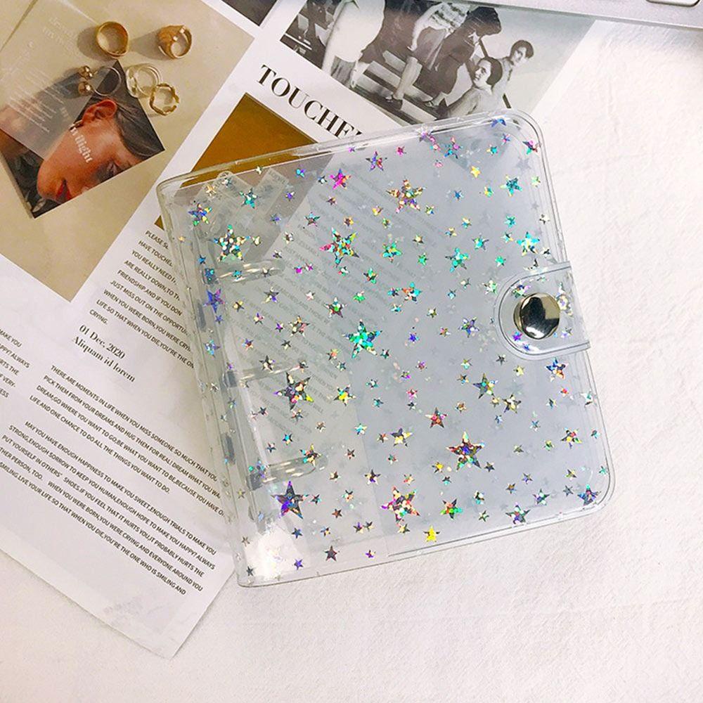 R-flower Notebook Cover Kreatif Alat Tulis Star Chaser Album Foto 3-lubang Tangan Akun Diary Diary Buku Foto Album Binder Cover