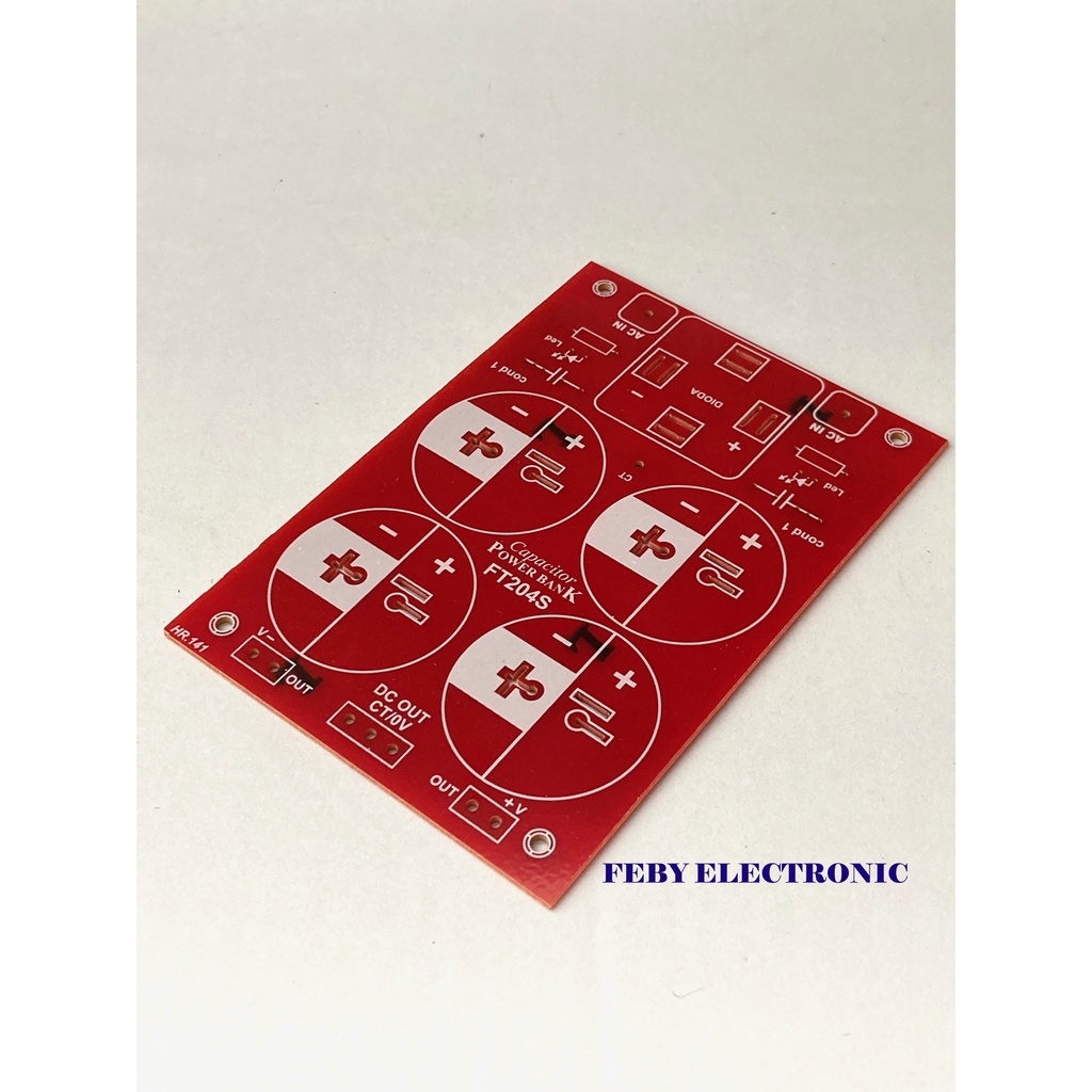PCB POWER SUPPLY 4 ELCO