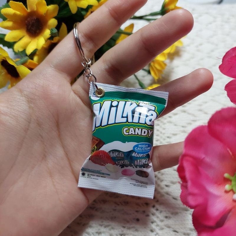 GANTUNGAN KUNCI DAN MAGNET KULKAS MINIATUR SNACK MIX