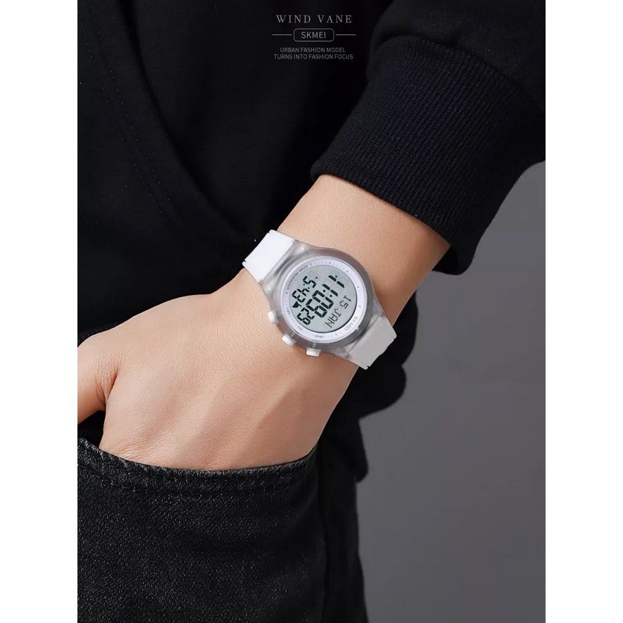 SKMEI Jam tangan Digital Pria Penunjuk Arah Kiblat Sport Watches - 1981