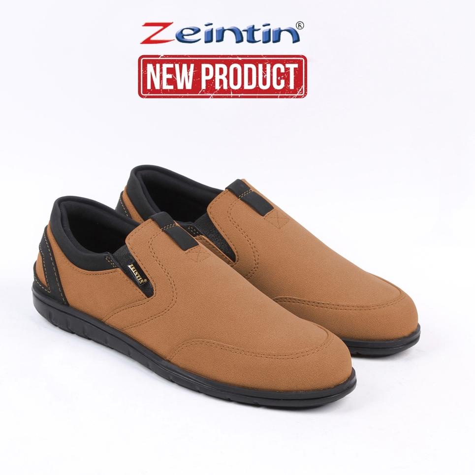DMA.11Ja23c • Zeintin - Sepatu Pria Zeintin Sepatu Kasual Sintetis Slip On Premium Original Zeintin 