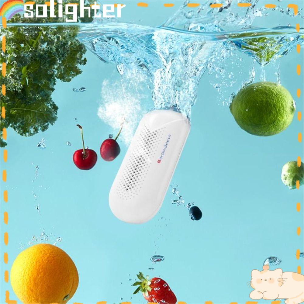 Solighter Food Purifier travel Household Penghilang Sisa Desinfeksi Steril Makanan