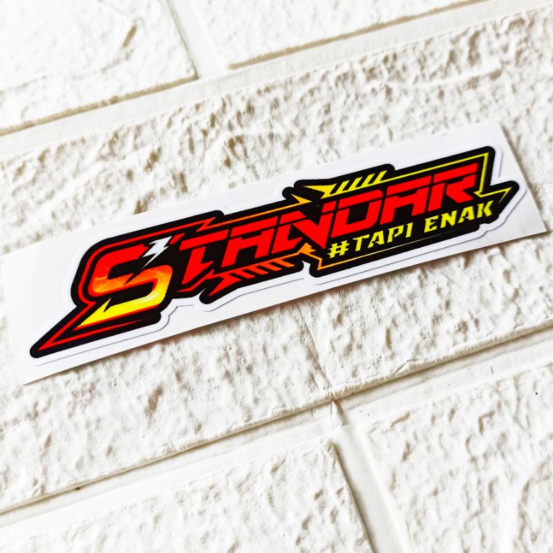 STIKER STANDAR TAPI ENAK