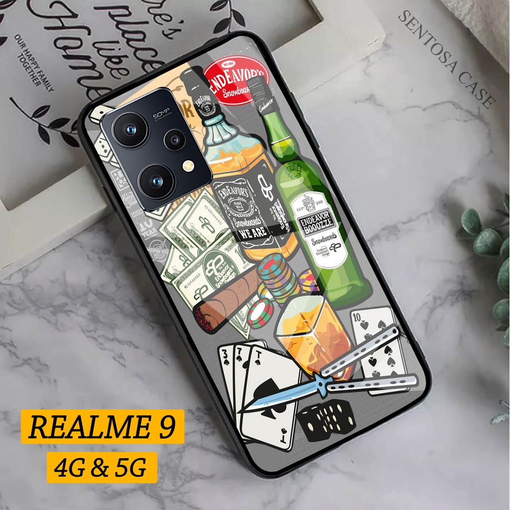 Softcase Glass Kaca REALME 9 4G & REALME 9 5G - Case Handphone REALME 9 4G & REALME 9 5G [T97].