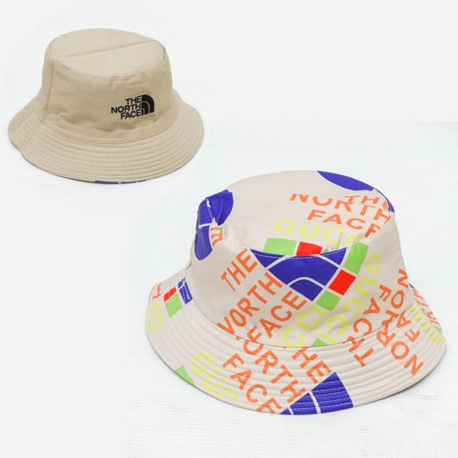 Topi Bucket Hat The North Face Import Mirror / Bucket Hat Bolak Balik