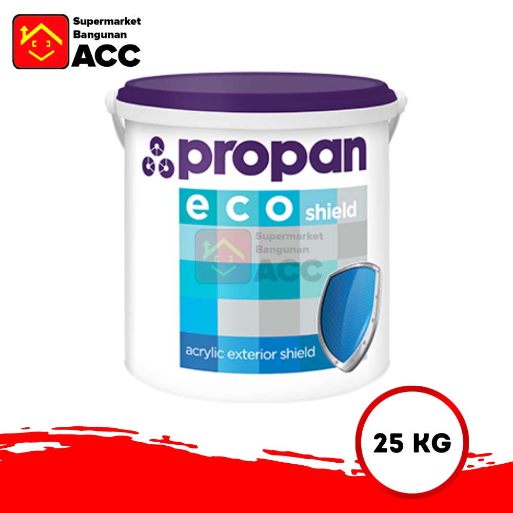 Propan Ecoshield Cat Tembok Exterior Tinting Warna Muda Ukuran 25Kg