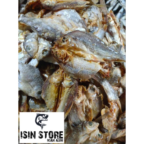 

Ikan asin belhan kecil 1kg Murah,benter kecil,sepat kecil,belahan