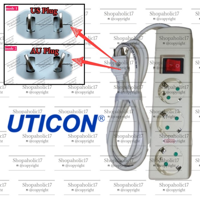 Travel Stop Kontak Colokan Listrik Plug Steker Jepang Japan USA