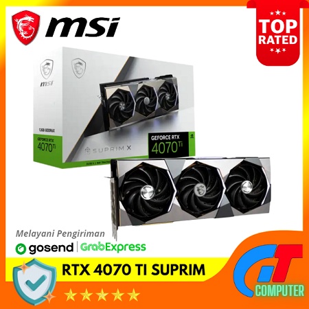 MSI VGA RTX 4070 Ti SUPRIM X 12G