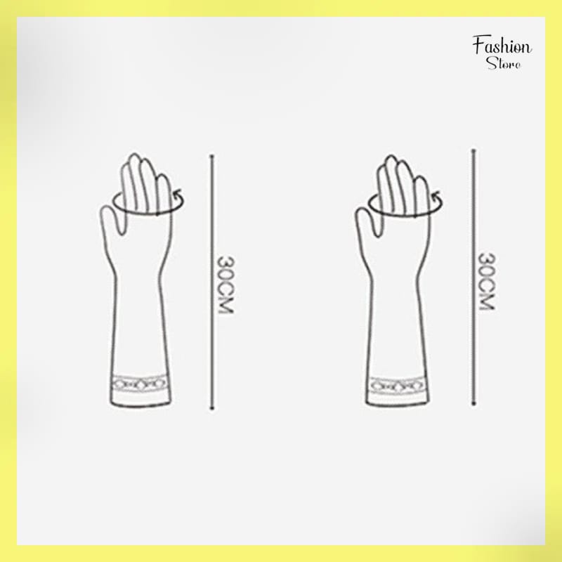 FS-SARUNG TANGAN CUCI PIRING BAHAN KARET TEBAL ISI 2PCS (1PASANG) / SARUNG TANGAN SERBAGUNA