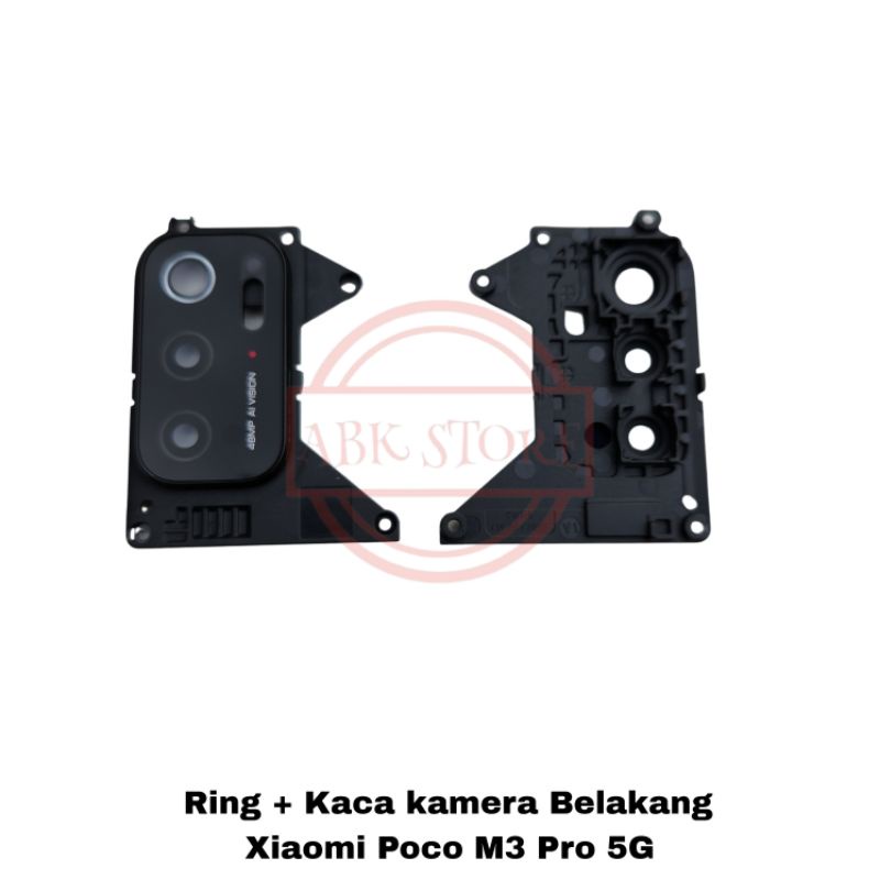 RING + LENSA CAMERA / KACA KAMERA BELAKANG XIAOMI POCO M3 PRO 5G