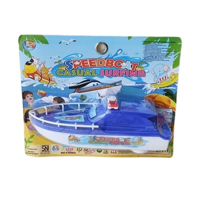 [LT117] Mainan Edukasi Perahu Air Speed Boat Anak - Speedboat Casual Surfing Toy