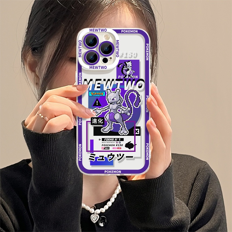 IPHONE Soft Case Lucu Kompatibel Untuk Iphone13 12 11 14 Pro XS Max XR X8 7 6S Plus Casing Hp Mini Transparan TPU Silikon Shockproof Clear Cover