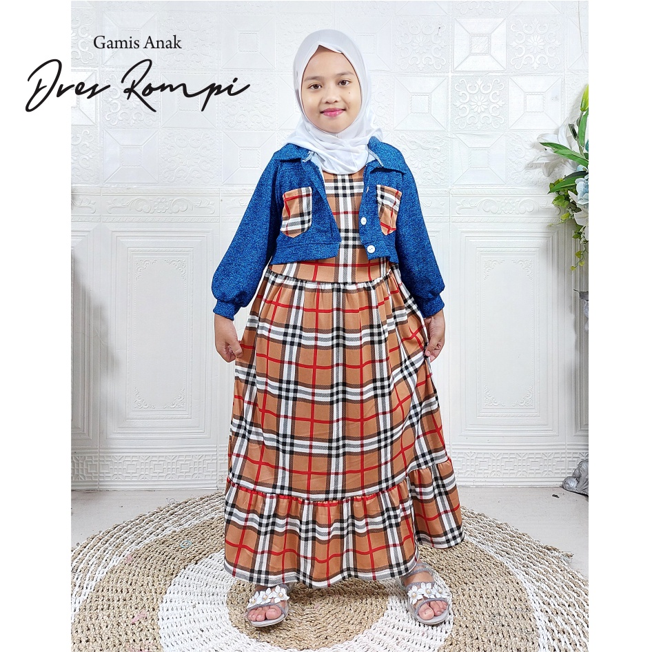 Dress Rompi Gamis Anak CKids