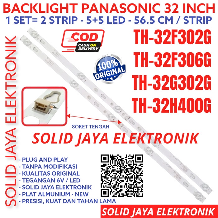 ✿ BISA COD✿ BACKLIGHT LED PANASONIC 32F306 32F306G TH-32F306G TH32F306G LAMPU BL 6