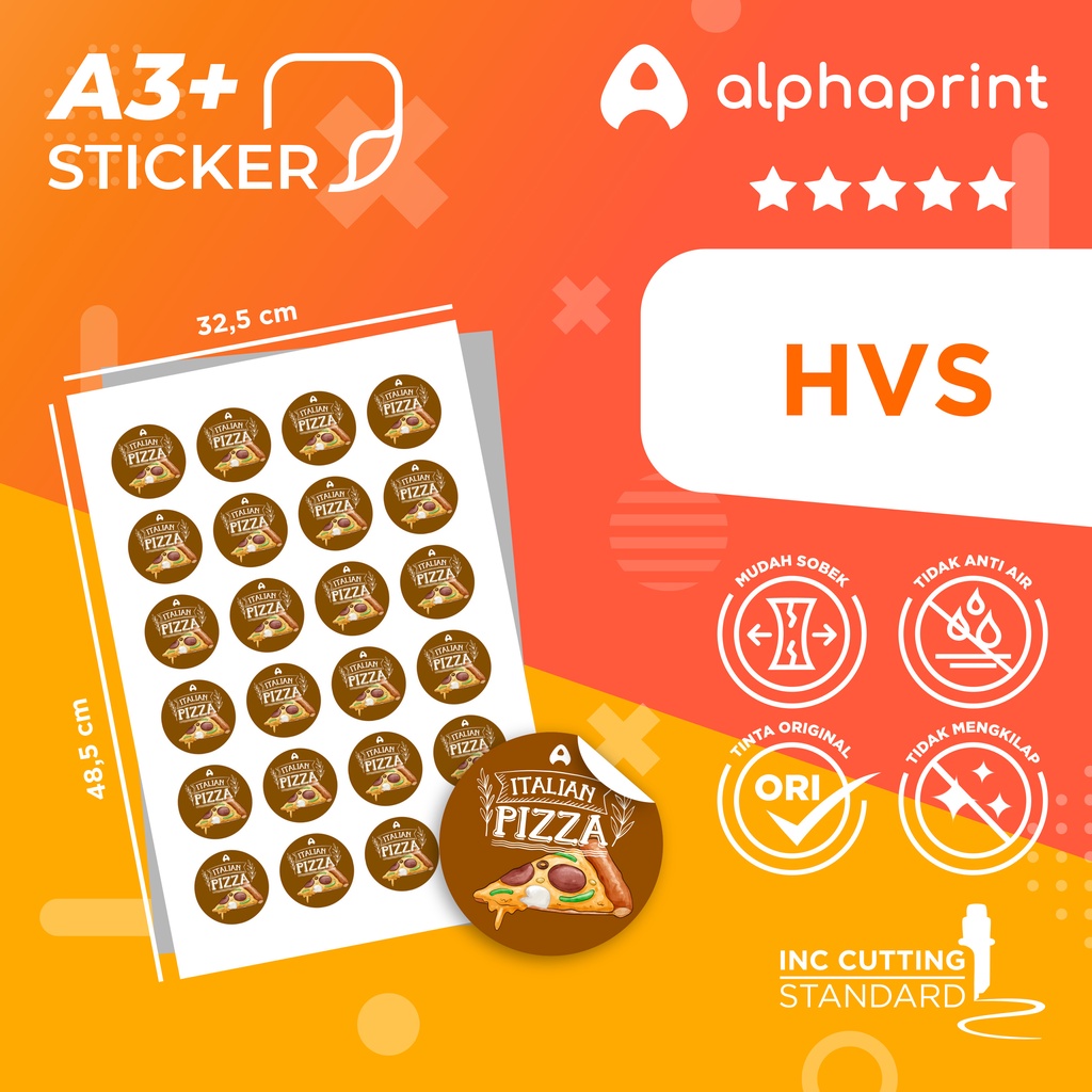 

Sticker HVS A3+