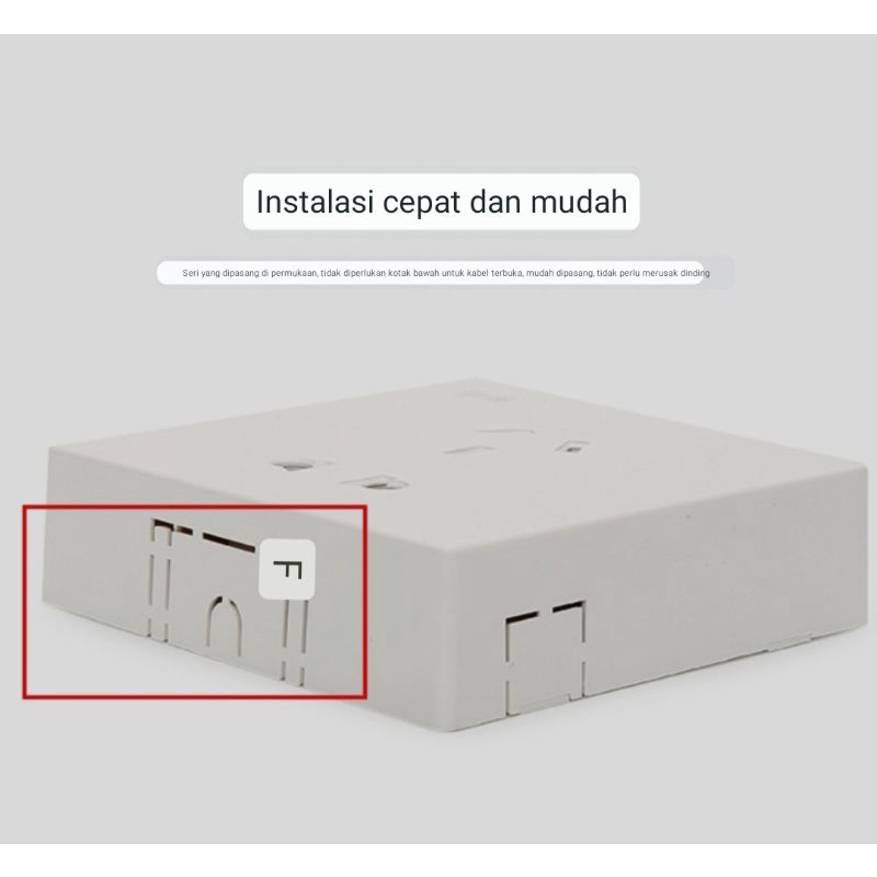 saklar lampu inbow luar bisa untuk rumah kayu/tembok 1 way