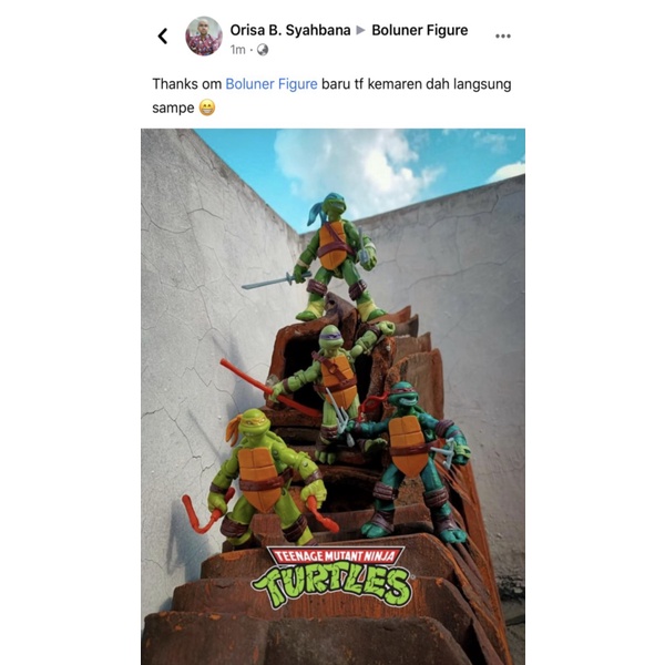 

Turtle TMNT Ninja MURAH ISI SET Figure Unik Murah 4