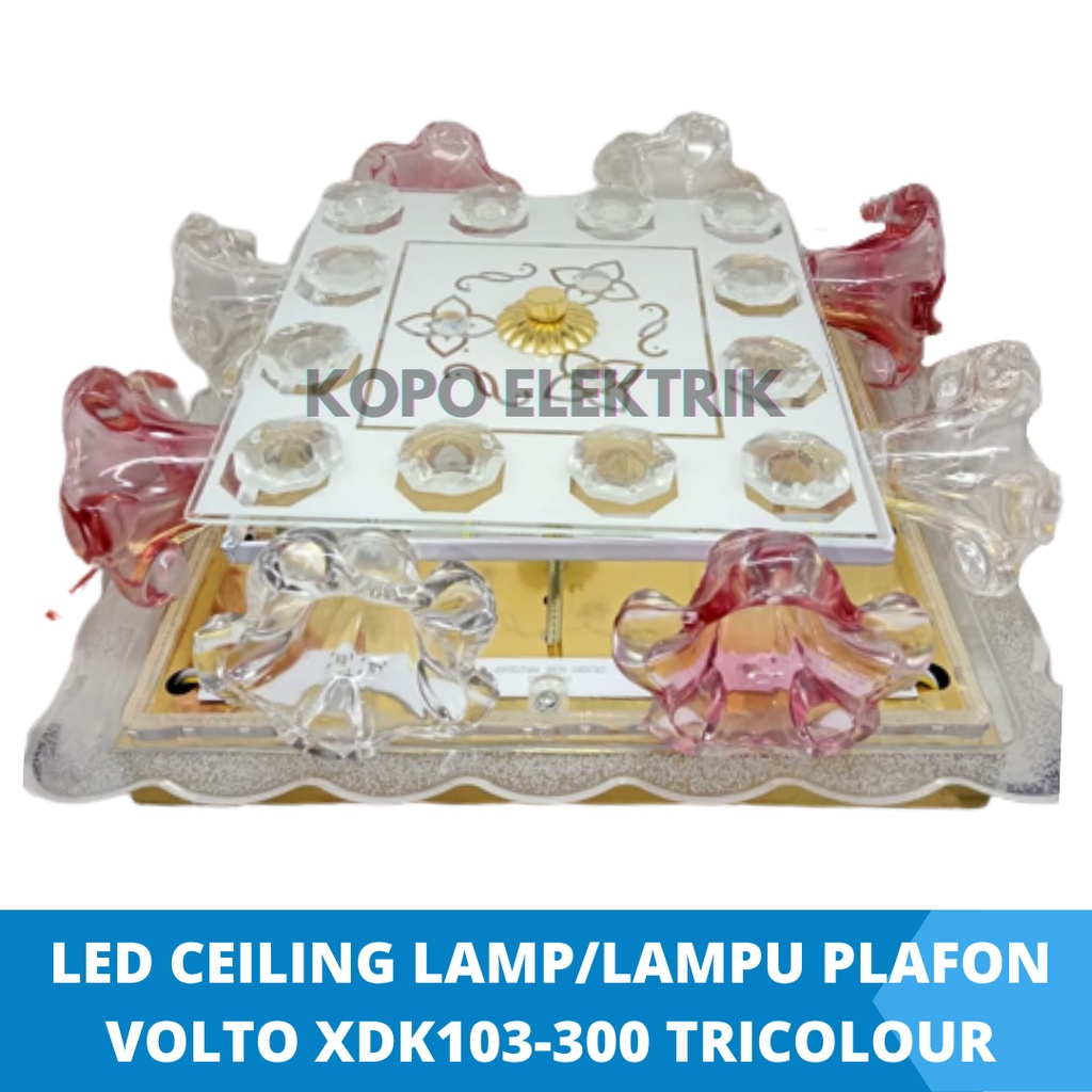 Led Ceiling Lamp/Lampu Plafon XDK103-300 TRICOLOUR