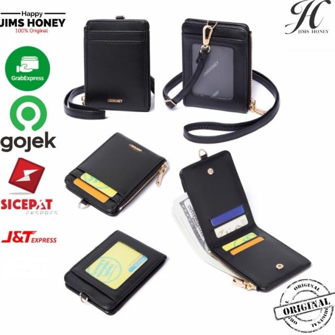 

DISKON Lanyard id card with mini wallet multifungsi import original cassandra