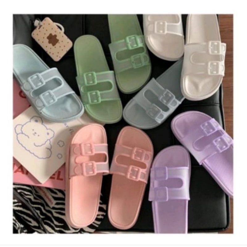 SANDAL JELLY WANITA IMPORT WILLONA BALANCE TERBARU GESPER SANDAL