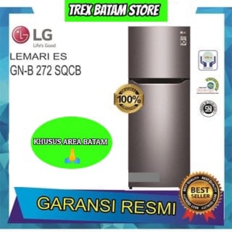 LG GN-B272SQCB KULKAS 2 PINTU SMART INVERTER (BATAM)