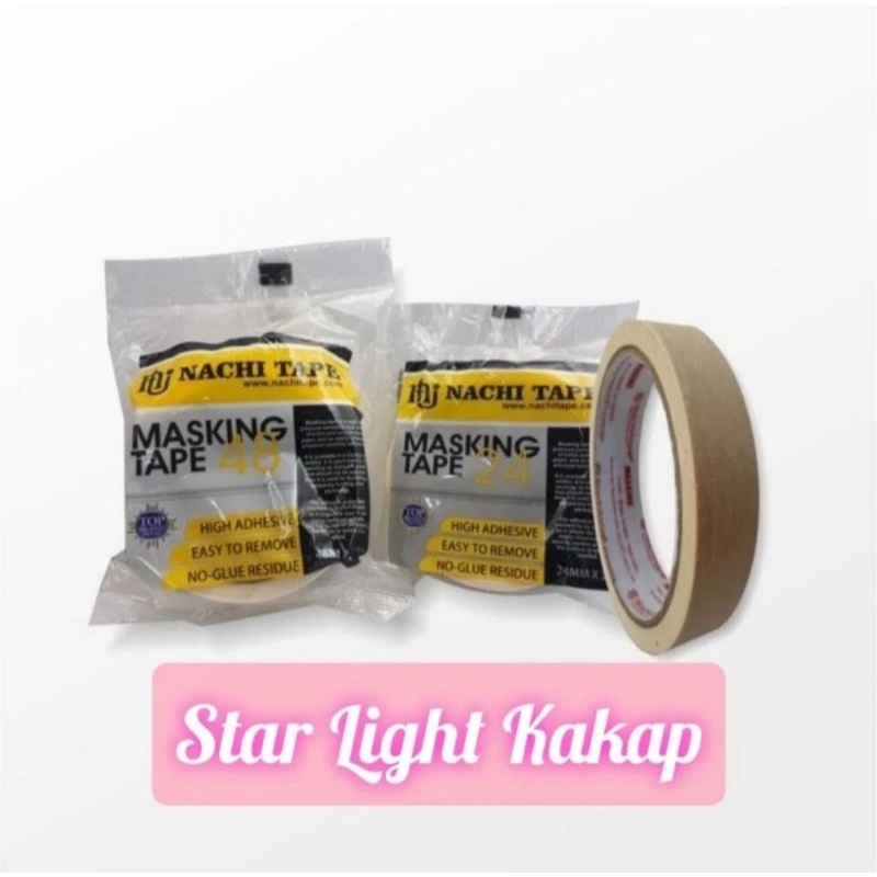 

NACHI Masking Tape / Isolasi Kertas 48mm x 20Y