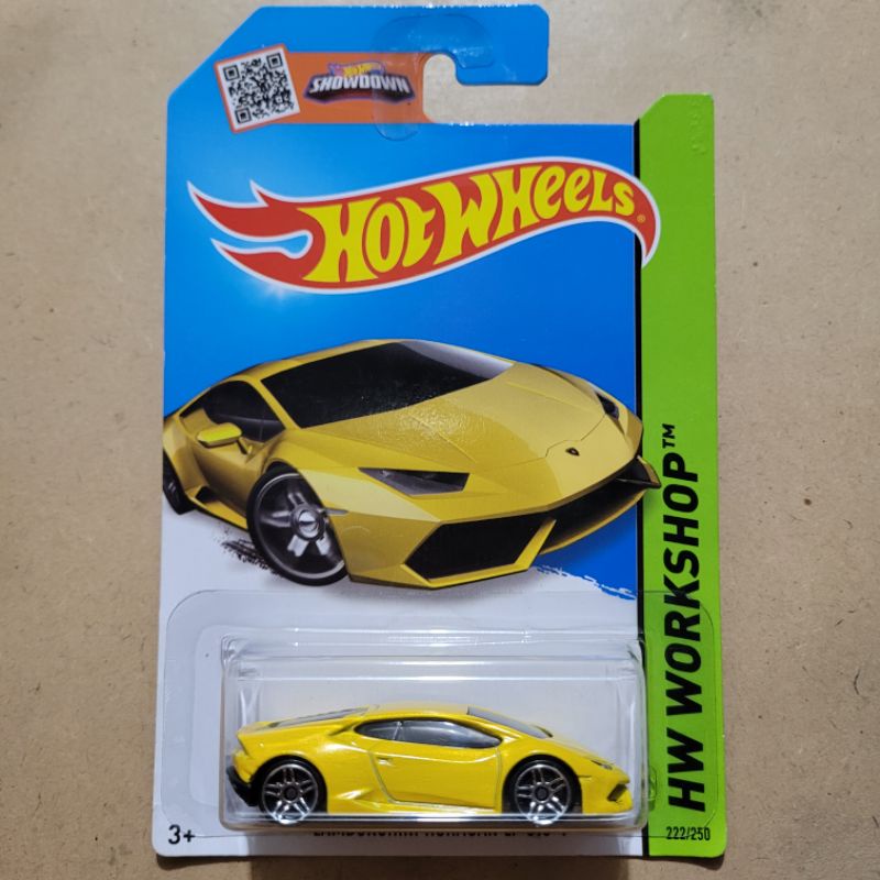 Jual HOT WHEELS LAMBORGHINI HURACAN LP 610-4 / HW WORKSHOP [ YELLOW ...