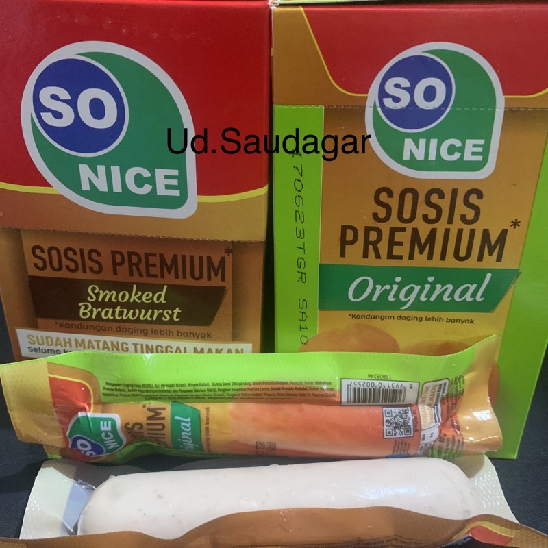 

Sosis So Nice Sonice Premium Siap Makan 60gr