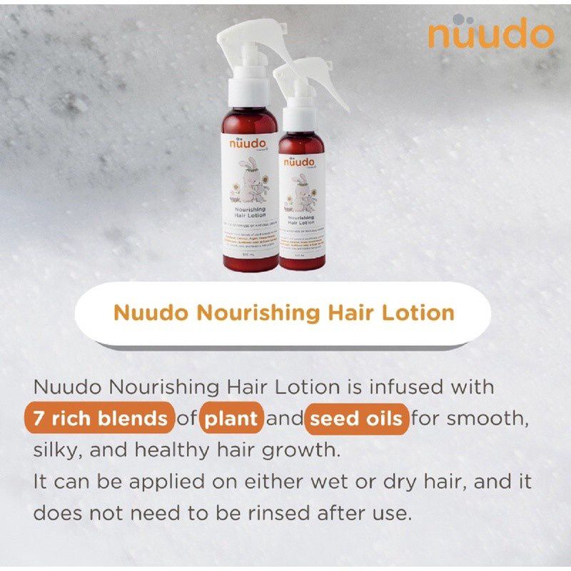 Nuudo Nourishing Hair Lotion - Perawatan Rambut Anak