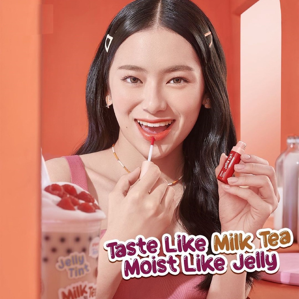 PIGEON TEENS JELLY TINT MILK TEA SERIES | All Color | Bibir Cantik &amp; Lembab Alami | Transferproof