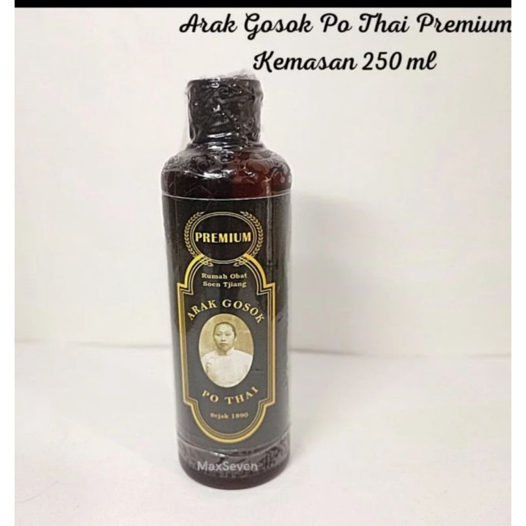 Arak gosok PO THIAN Premium 250 gram terlenal tahun 1928