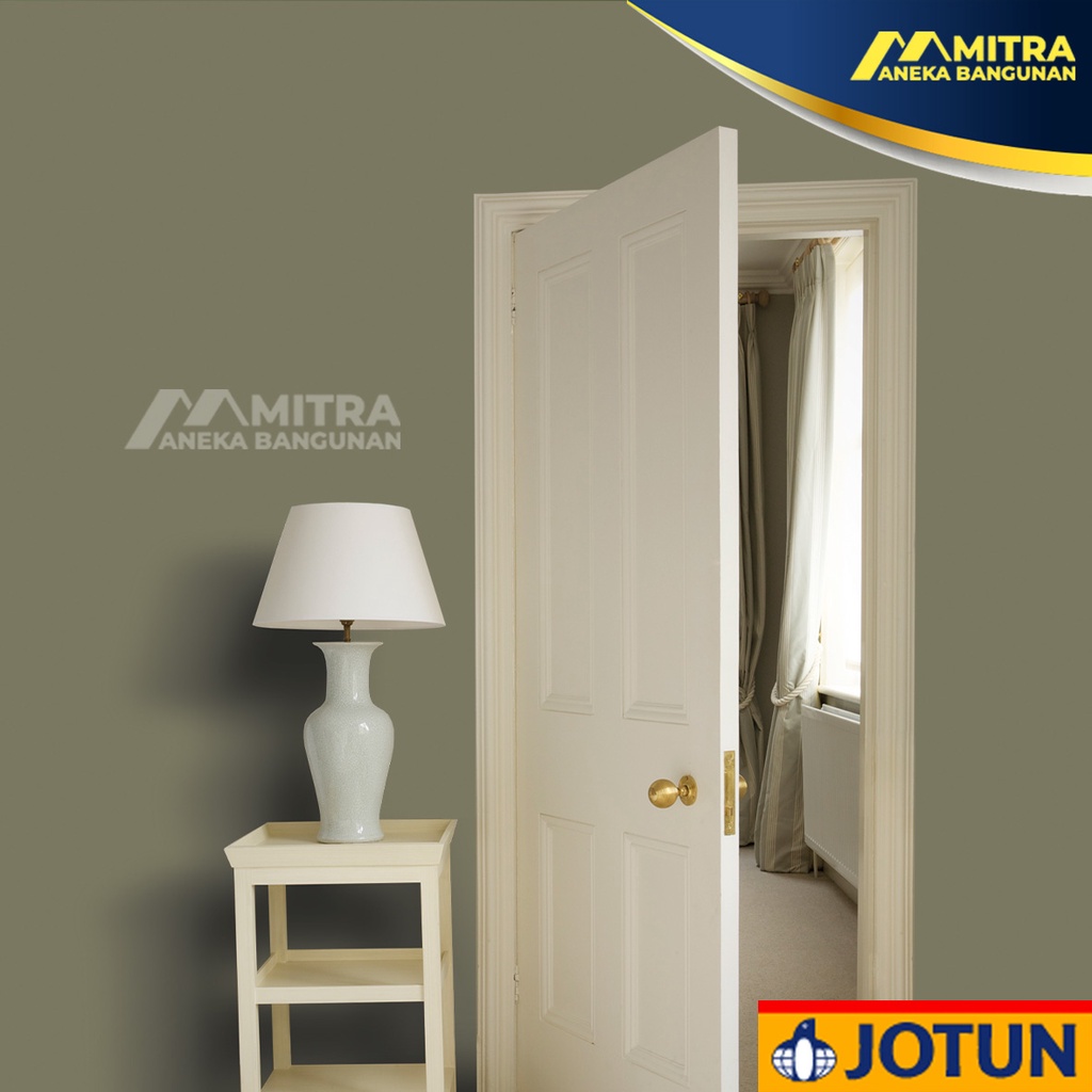 CAT TEMBOK JOTUN INTERIOR EKSTERIOR WARNA NATURAL GREEN 8575 / HIJAU SAGE GREEN OLIVE